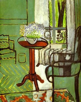  Nots Works - The Window Interior with Forget Me Nots 1916 Fauvist